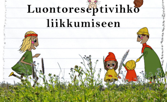 Luontoreseptivihko liikkumiseen, kansikuva